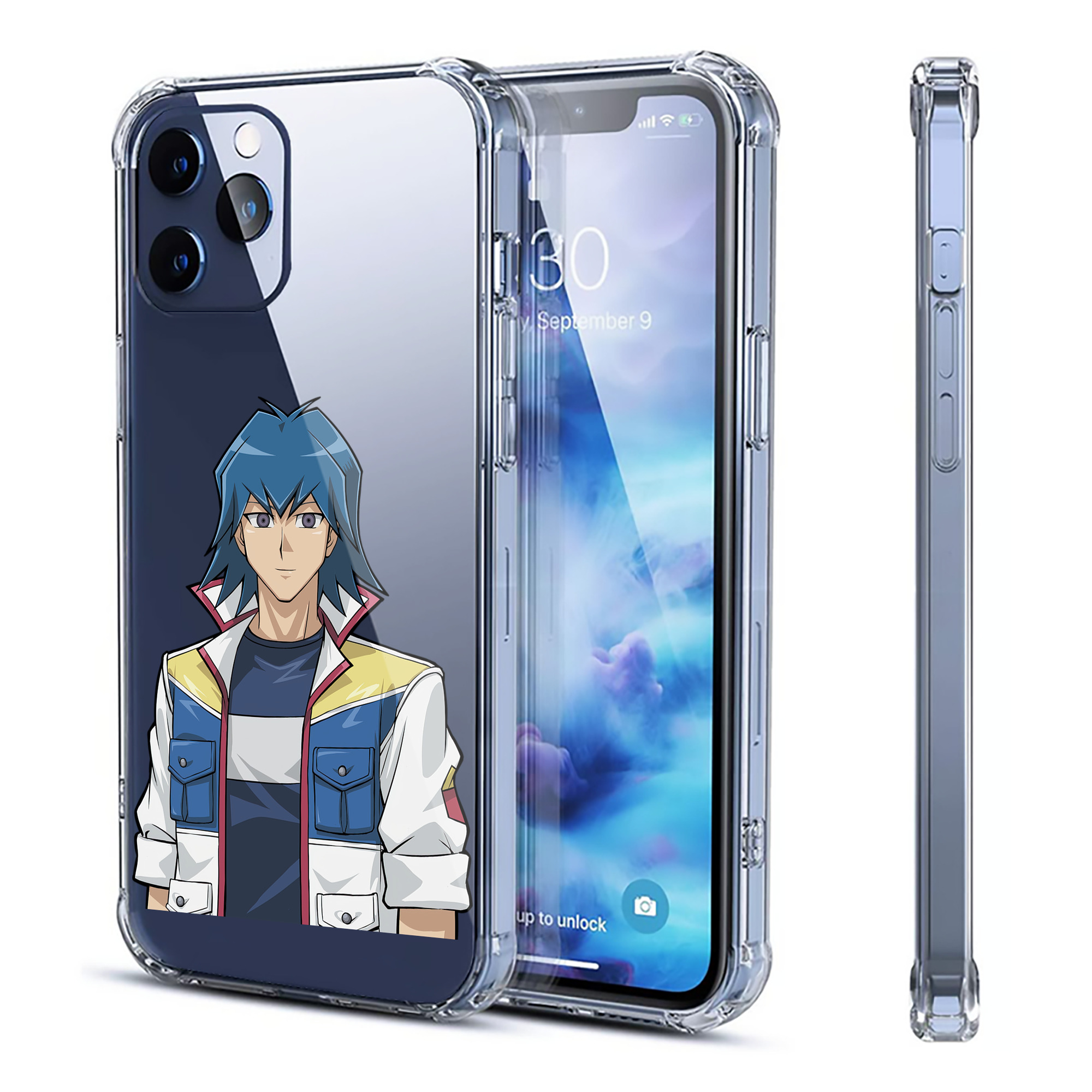 （画像用） 遊☆戯☆王 Yu-Gi-Oh! 【iPhone 12シリーズ対応】透明スマホケース（クリアソフトケース）